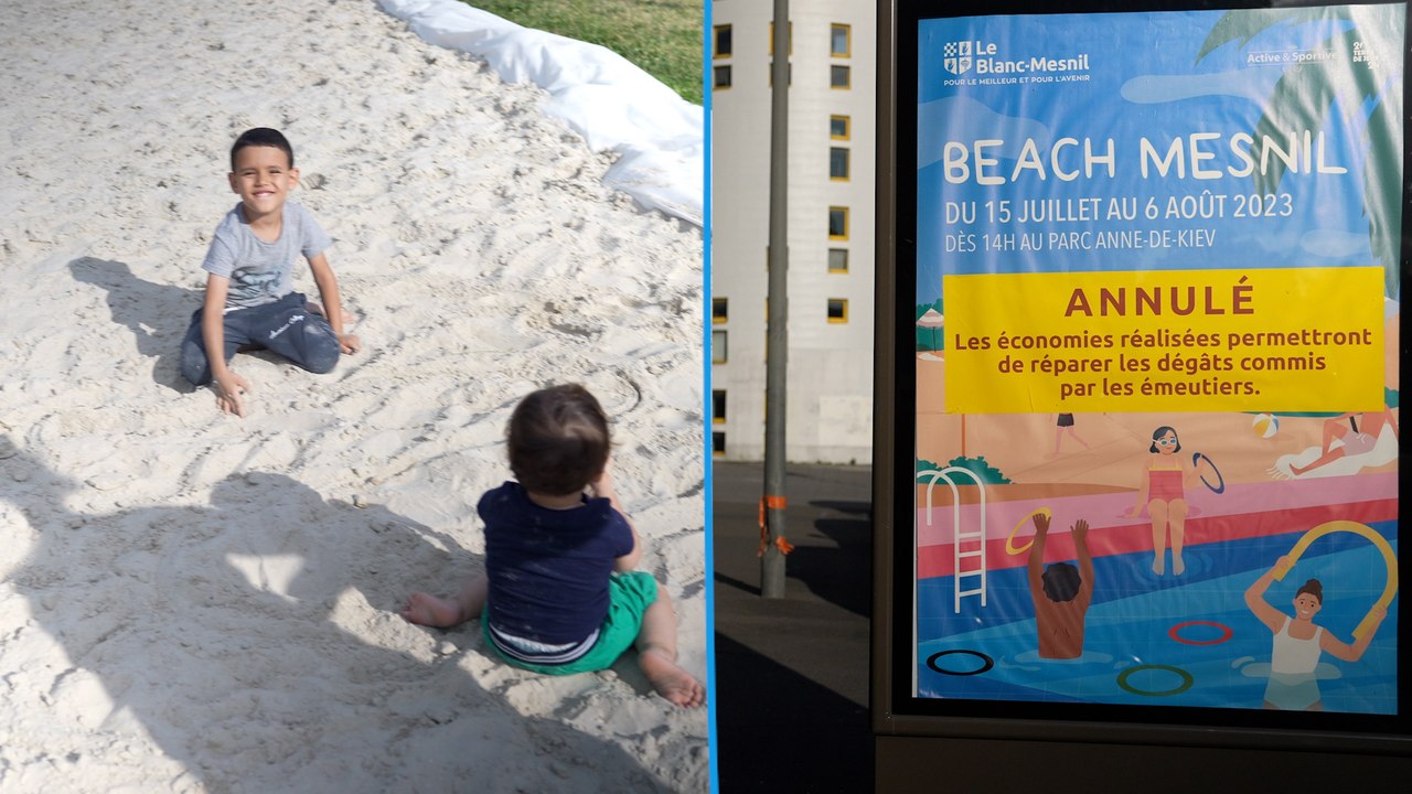 « On paye pour les plus cons » : Au Blanc-Mesnil, le maire supprime la plage d'été après les révoltes urbaines