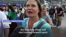 Climate activists block runways at two German airports