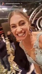 Nikita Pelizon esulta per la vittoria al GF Vip