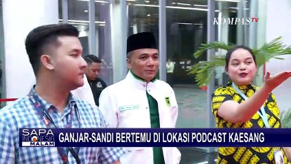 Bertemu di Lokasi Podcast Kaesang, Sandiaga: Saya Punya Chemistry Dengan Ganjar
