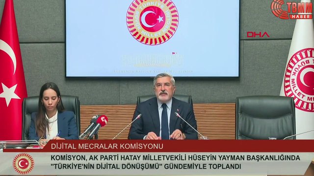 TBMM Dijital Mecralar Komisyonu Türkiye'nin Dijital Dönüşümünü Görüştü