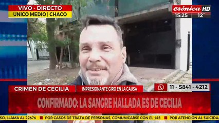 Se encontró sangre de Cecilia en la casa de los S﻿ena
