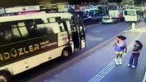 Nevşehir'de freni patlayan halk otobüsü önündeki halk otobüsüne böyle çarptı: 9 yaralı