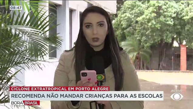 Ciclone: Prefeitura de Porto Alegre recomenda pais não enviarem filhos para escolas
