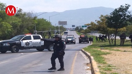 Tras persecución, detienen a cuatro con armas largas en Guadalupe, NL