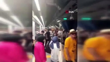 Yıldız-Mahmutbey Metro hattında arıza meydana geldi