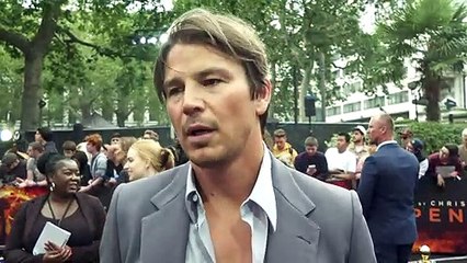 Josh Hartnett on the actors' strike at Oppenheimer UK Prem