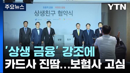 '상생 금융' 강조에 '실적 악화' 카드사는 진땀...보험사도 고심 / YTN