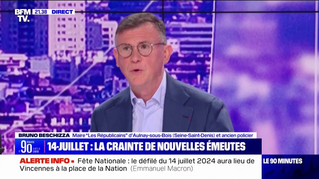 14-juillet: En responsabilité, j'ai supprimé ce feu d'artifice et c'est avec regrets , explique Bruno Beschizza, maire (LR) d'Aulnay-sous-Bois
