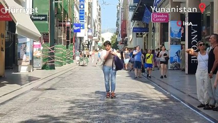 Sıcak hava dalgası 'Kleon' Yunanistan’ı vurdu