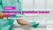 Enfermeros brasileños buscan mejores oportunidades en Alemania