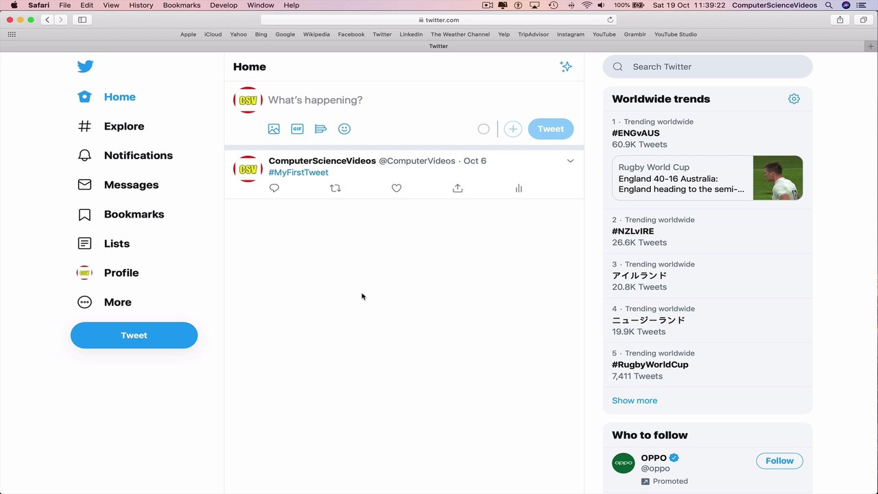 How to USE Twitter on a Computer - Access Your Homepage | Tutorial 28