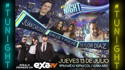 Taylor Díaz, Juan Carlos Díaz Murrieta y Calle y Poché en TuNight