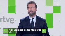 Espinosa de los Monteros silencia el plató del debate de RTVE: 