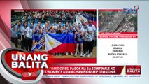 Team Gilas Pilipinas Girls, pasok na sa semifinals ng 2023 FIBA U16 Women's Asian Championship Division B | UB