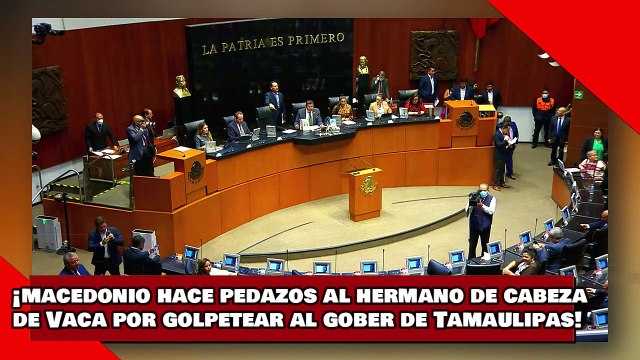 ¡VEAN! ¡Salgado Macedonio destaza al hermano de Cabeza de Vaca por golpetear al gober de Tamaulipas!
