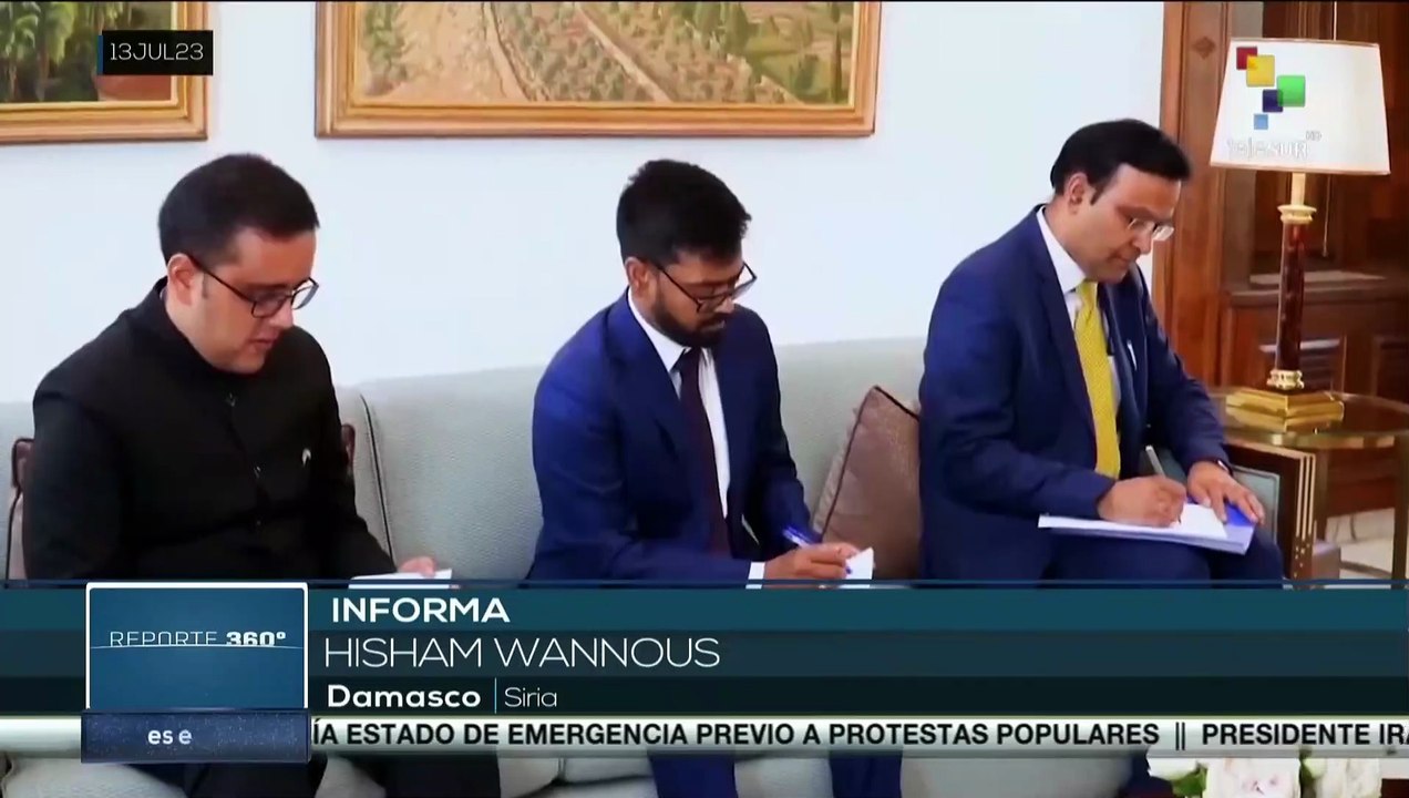 India ratifica interés de aumentar su contribución en la recuperación de Siria
