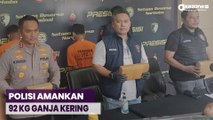 Amankan 92 Kg Ganja Kering asal Sumatera, 2 Kurir Narkoba Ditangkap