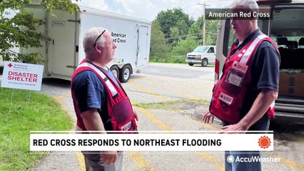 Red Cross jumps into action to help people forced to flee from Northeast floods
