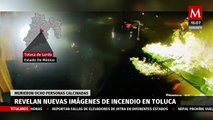 Difunden nuevas imágenes del incendio de la Central de Abasto en Toluca, Edomex