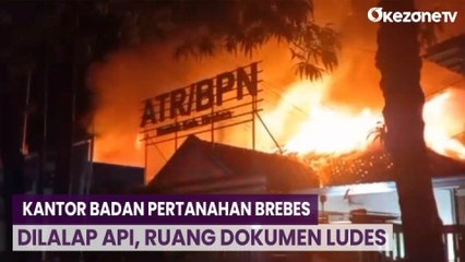 Kantor Badan Pertanahan Brebes Dilalap Api, Ruang Dokumen Ludes