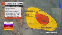 Potent storms strike the Plains