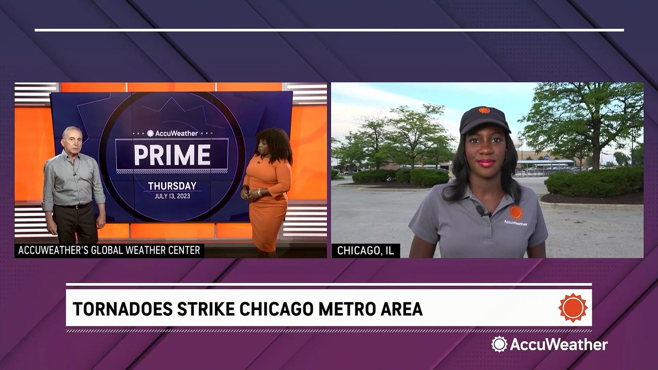 Chicago area cleans up after damage from multiple tornadoes