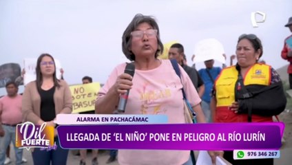 Vecinos de Pachacámac piden descolmatación del río Lurín ante la llegada de “El Niño”