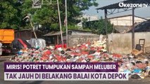 Miris! Potret Tumpukan Sampah Meluber Tak Jauh di Belakang Balai Kota Depok