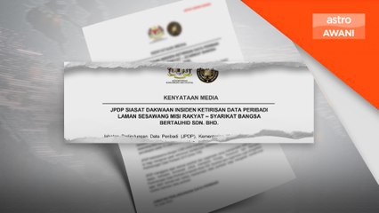 JPDP siasat dakwaan ketirisan data laman sesawang Misi Rakyat