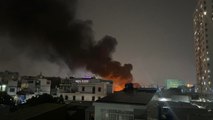 Cháy lớn tại kho chứa vải vụn ở TPHCM trong đêm