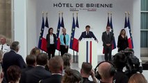 President Emmanuel Macron addresses armed forces in Paris ahead of Bastille Day