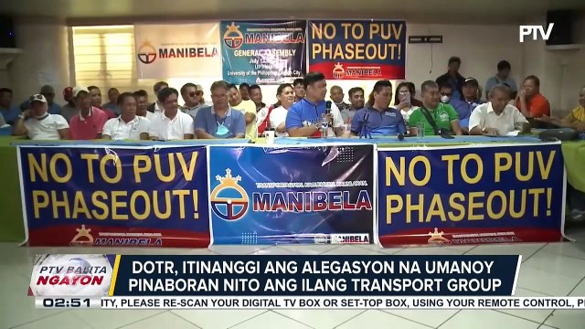 DOTr, itinanggi ang alegasyon na umanoy pinaboran nito ang ilang transport group