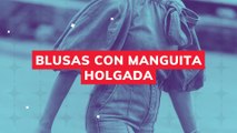 Blusas con manguita holgada