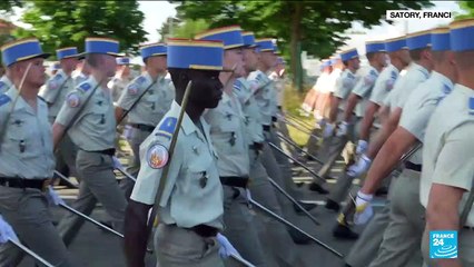 14 juillet en France : des étudiants de lycées militaires africains participent au défilé militaire