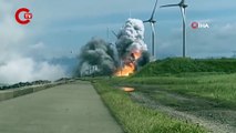 Japonya'da JAXA'ya ait roket motoru test sırasında patladı