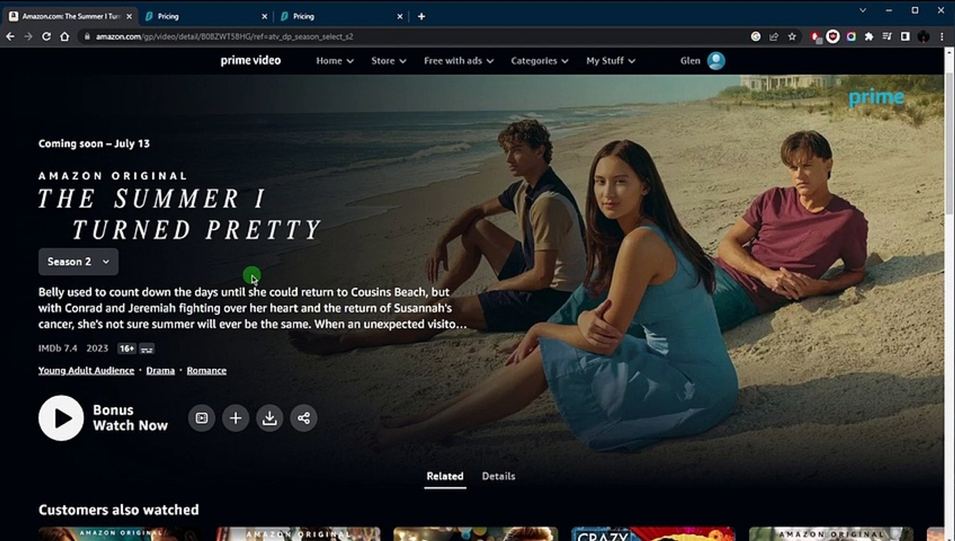 How to Watch 'The Summer I Turned Pretty' Free: Stream Season 2 Online
