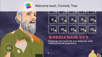 Happy Wheels iOS: Wheelchair Guy Level 10