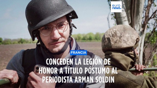 El periodista Arman Soldin recibe Legión de Honor a título póstumo en Francia