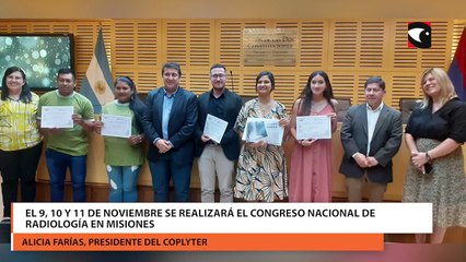 El 9, 10 y 11 de noviembre se realizará el congreso nacional de radiología en Misiones