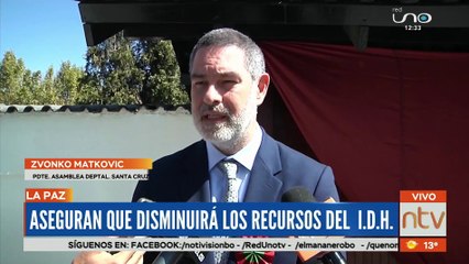 Aseguran que disminuirán recursos del IDH