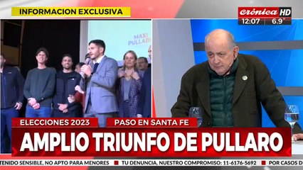 Elecciones en Santa Fe: amplio triunfo de Pullaro