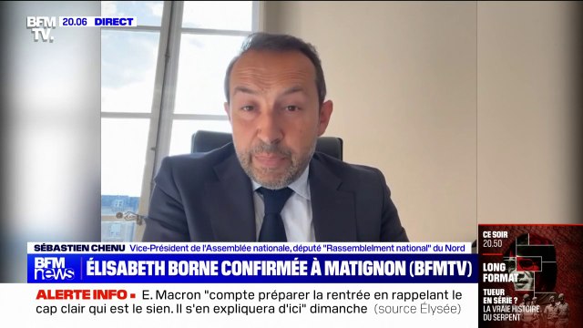 Élisabeth Borne confirmée à Matignon: C'est la prime à l'échec , pour Sébastien Chenu (RN)