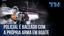 Policial é baleado com a própria arma em boate