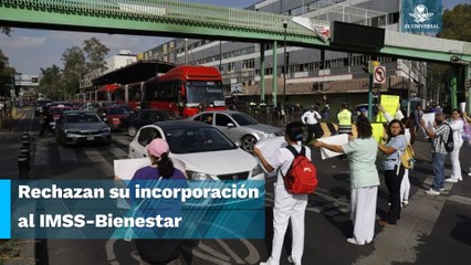 Con bloqueos, médicos paralizan la CDMX