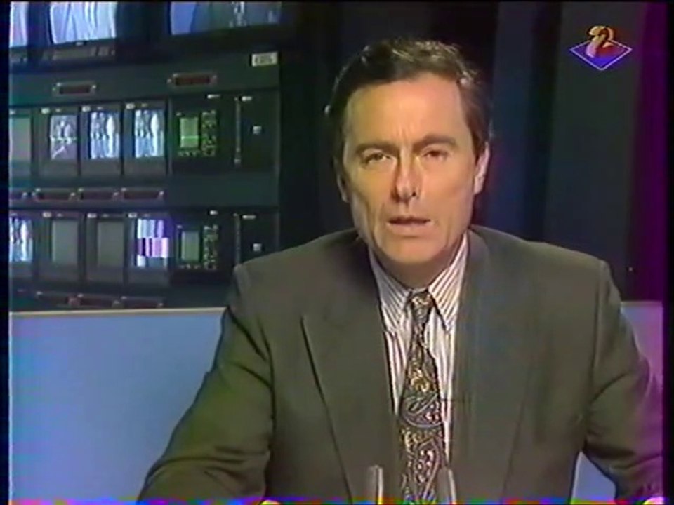 Antenne 2 - 21 Janvier 1992 - Fin "La 25ème Heure", teasers, JT Nuit (Philippe Gassot), météo (Laurent Cabrol)