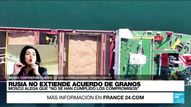 Aribel Contreras: Suspensión del acuerdo de exportación es consecuencia de la cumbre de la OTAN