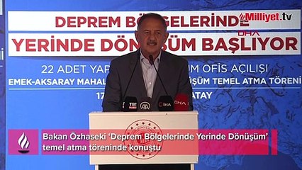 Bakan Özhaseki açıkladı! Yerinde Dönüşüm projesine başvuru sayısı belli oldu