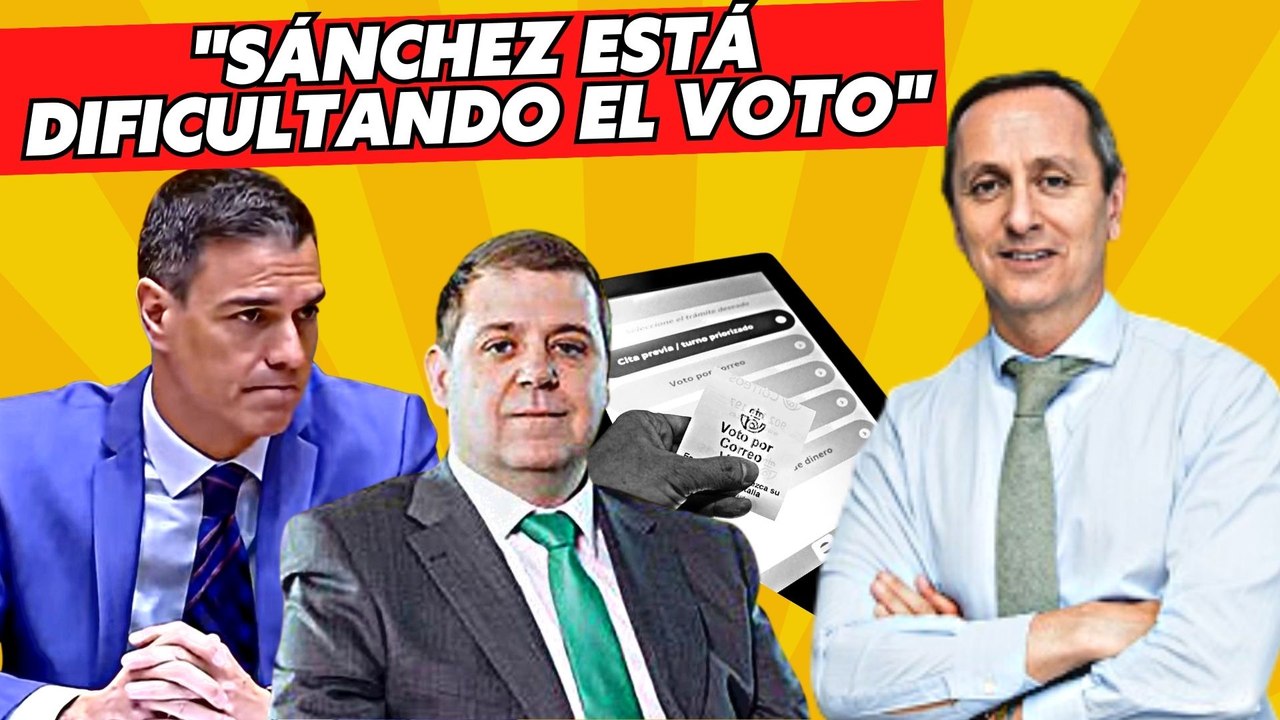 Carlos Cuesta señala a Pedro Sánchez por el tremendo follón en el voto por correo