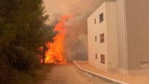 Wildfires engulf Dalmatian coast in Croatia during record heatwave